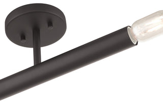 Copenhagen 2-Light Bronze Semi-Flush