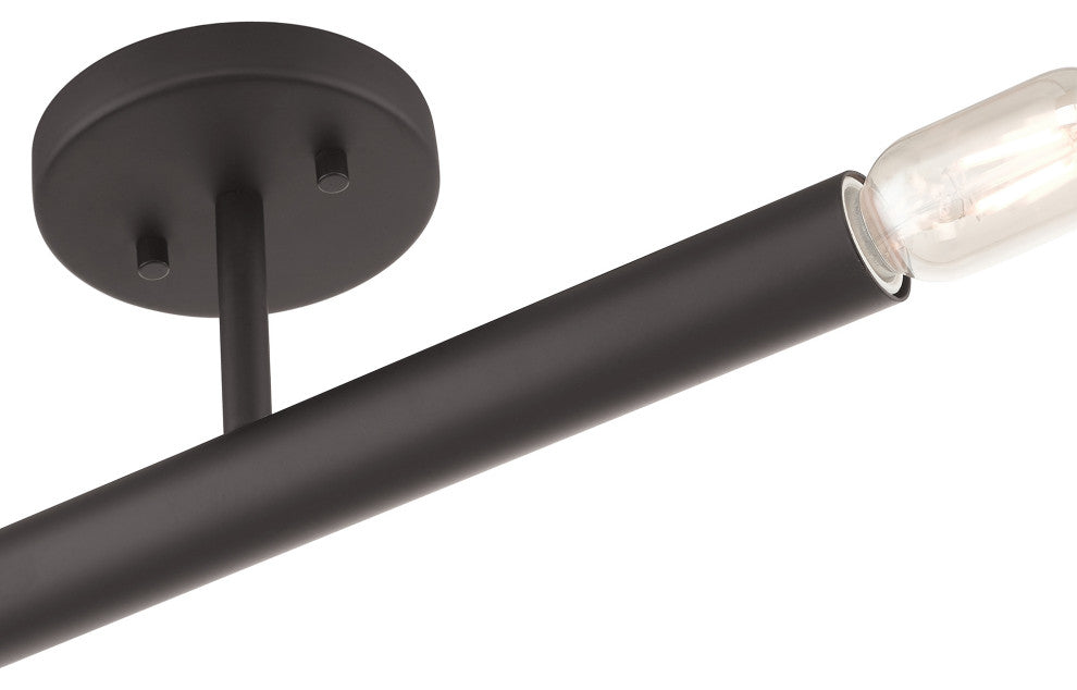 Copenhagen 2-Light Bronze Semi-Flush