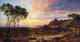 Jasper Francis Cropsey Sunset over Lake Thrasemine Wall Decal