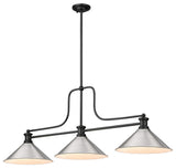 Zlite 725-3MB-BN15 3-Light Billiard, Brushed Nickel