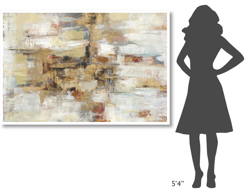 "Old Bridge Reminiscence" Digital Paper Print by Silvia Vassileva, 62"x42"