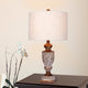 Urn Resin Table Lamp, In Antique Brown, 26.5"
