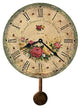 Savannah Botanical Society VI Wall Clock  Pendulum