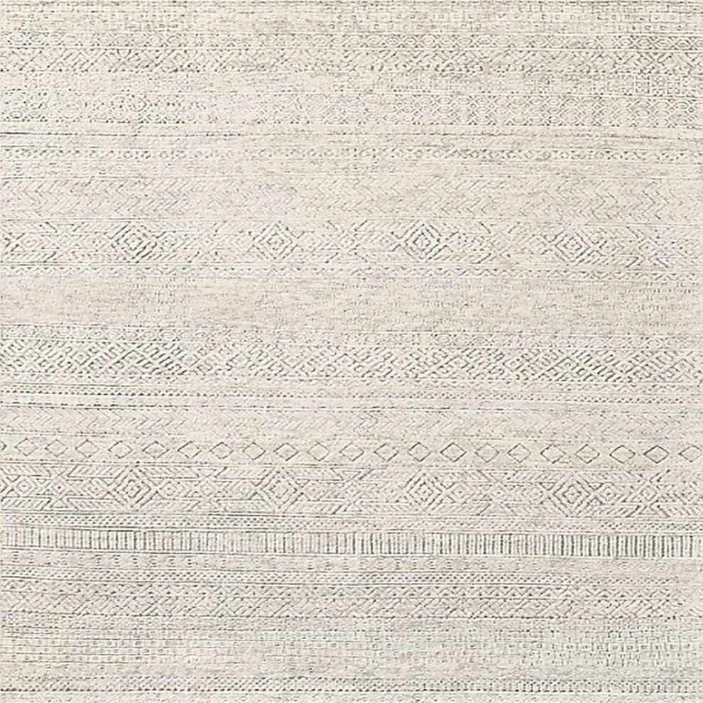 Ahgly Company Indoor Square Mid-Century Modern Area Rugs, 5' Square