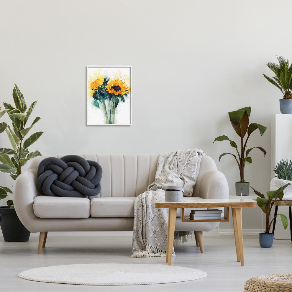 Sunflower Assortment with Watercolor Accent, 16 x 20