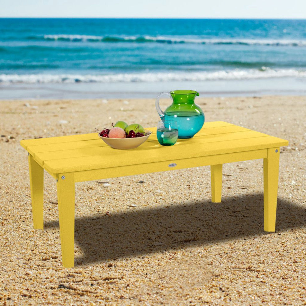 Adirondack Conversation Table, Sunbeam Yellow