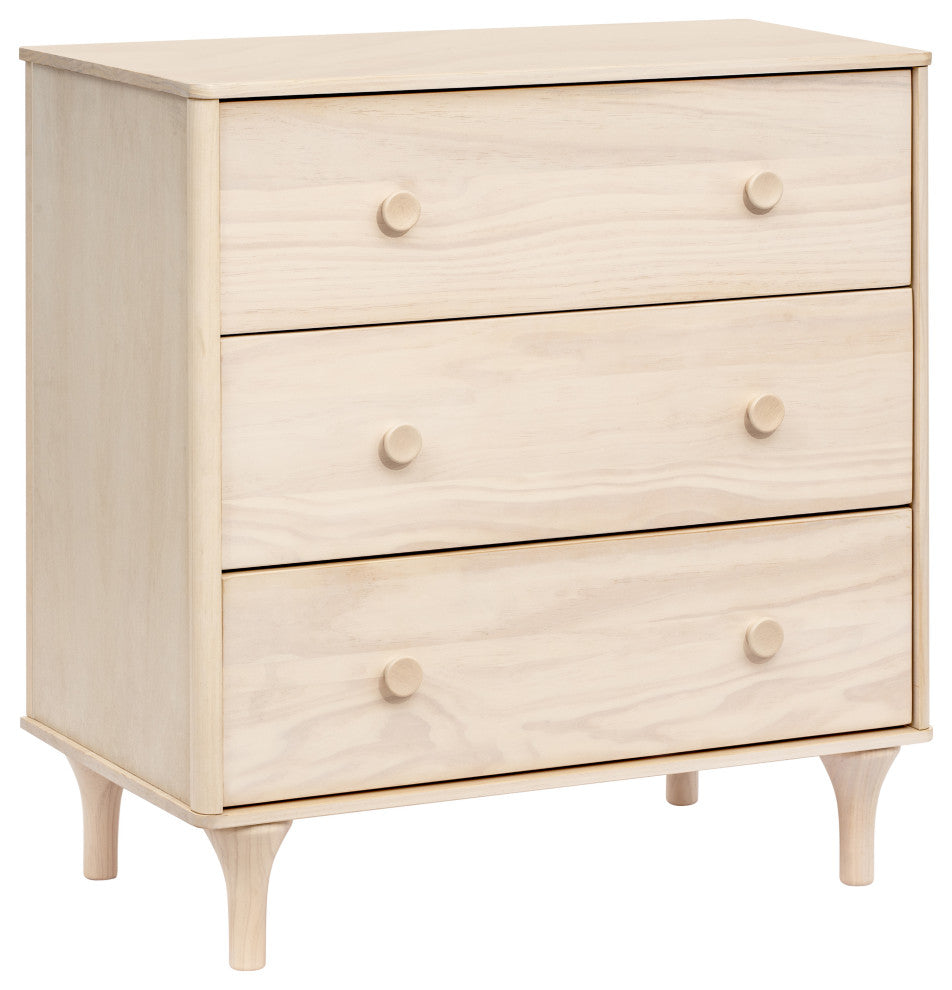 Lolly 3-Drawer Changer Dresser With Removable Changing Tray, Washed Natural