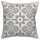 Gray Graphic Tile 20x20 Throw Pillow