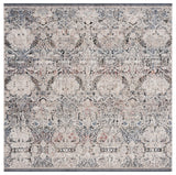 Safavieh Lauren Ralph Lauren Collection LRL1610 Rug, Ivory/Navy, 6'7" Square