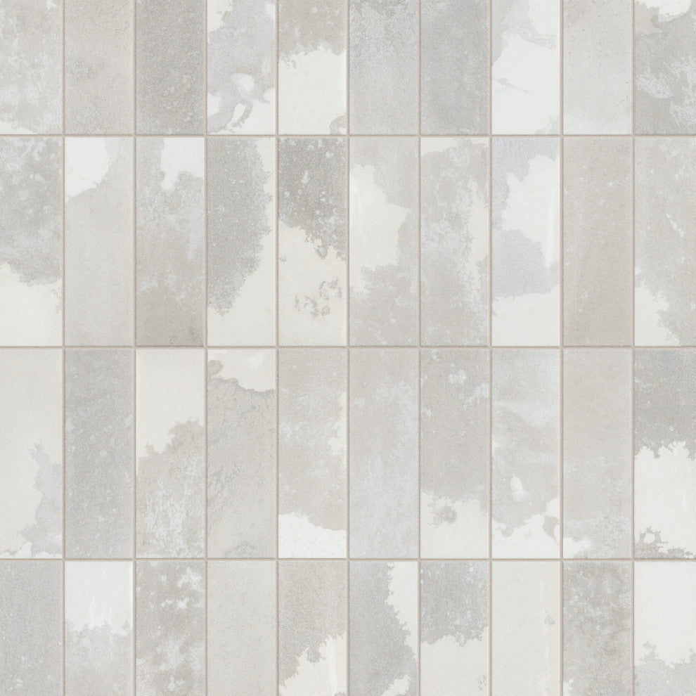 Kings Tradition Brick Porcelain Wall Tile Sample, Gray