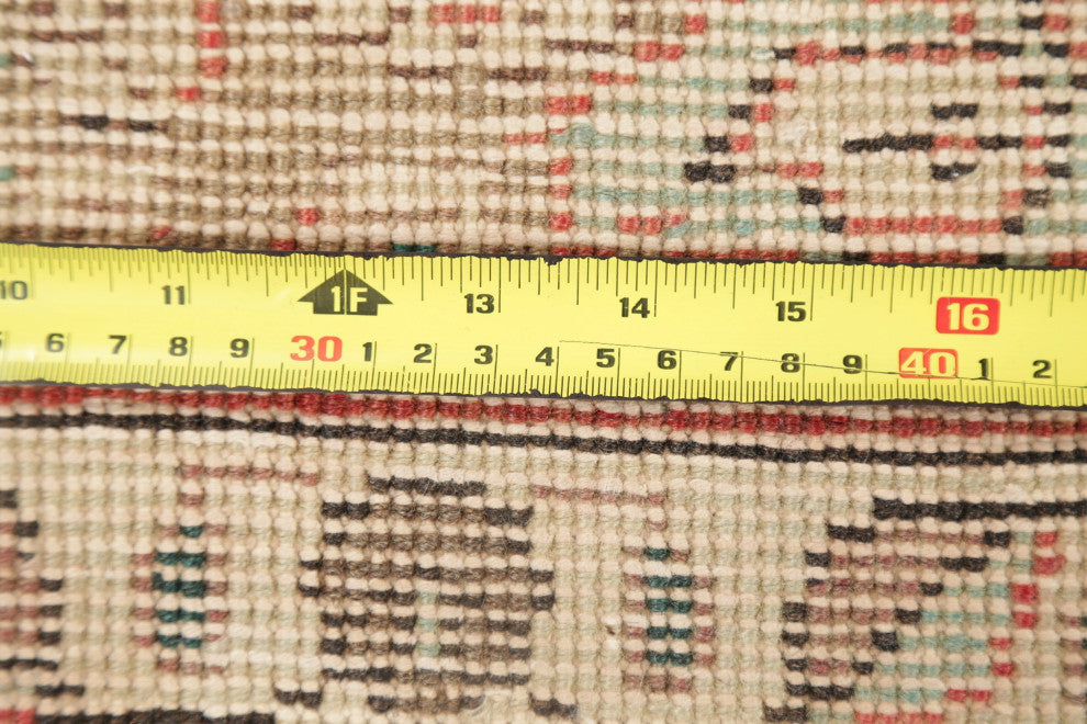 Consigned, Vintage Faded Persian Traditional Handmade Area Rug, Beige, 6x10