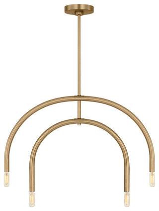 Visual Comfort Studio DJC1104SB 4-Light Chandelier, Hadden
