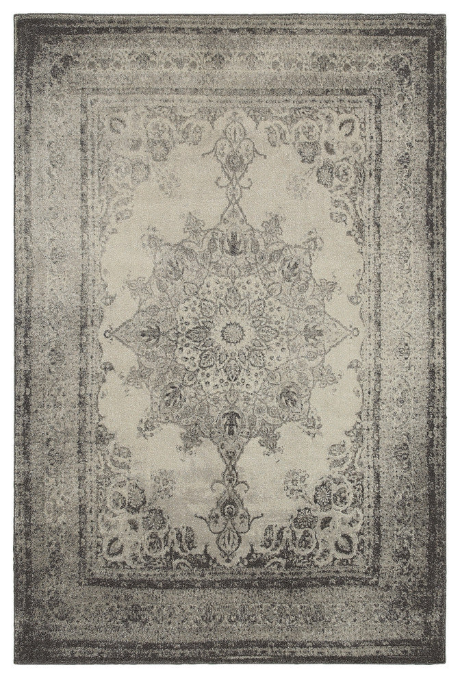 Oriental Weavers Richmond Ivory/Grey Oriental Indoor Area Rug 7'10"X10'10"