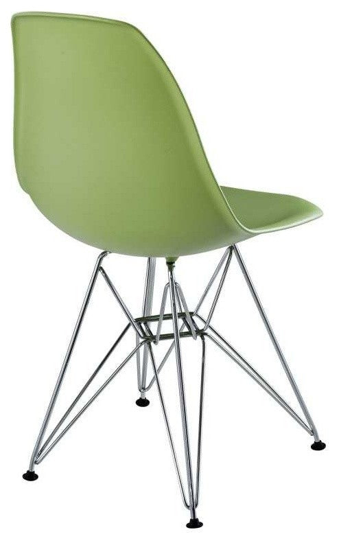 Modern Green Paris Dining Side Chair