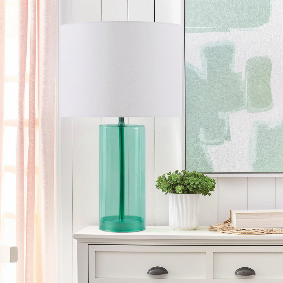 510 Design Neonova Glass Table Lamp, Blue