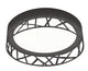 Boon 16" LED Flush Mount, Black, 120V