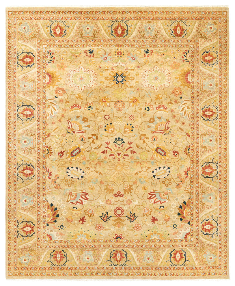 Jordyn, One-of-a-Kind Hand-Knotted Area Rug Ivory, 8'2"x10'1"
