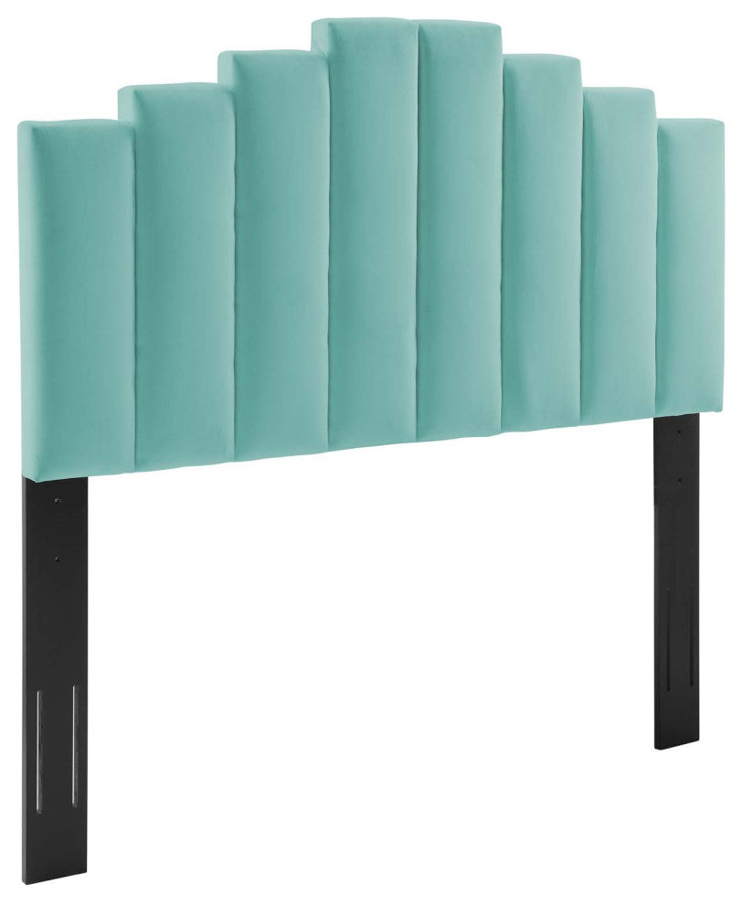 Elise Full Performance Velvet Platform Bed MOD-6877-MIN