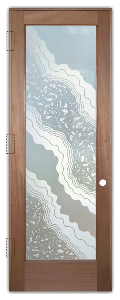 Pantry Door - Metamorphosis Peak - Mahogany - 24" x 84" - Knob on Right -...