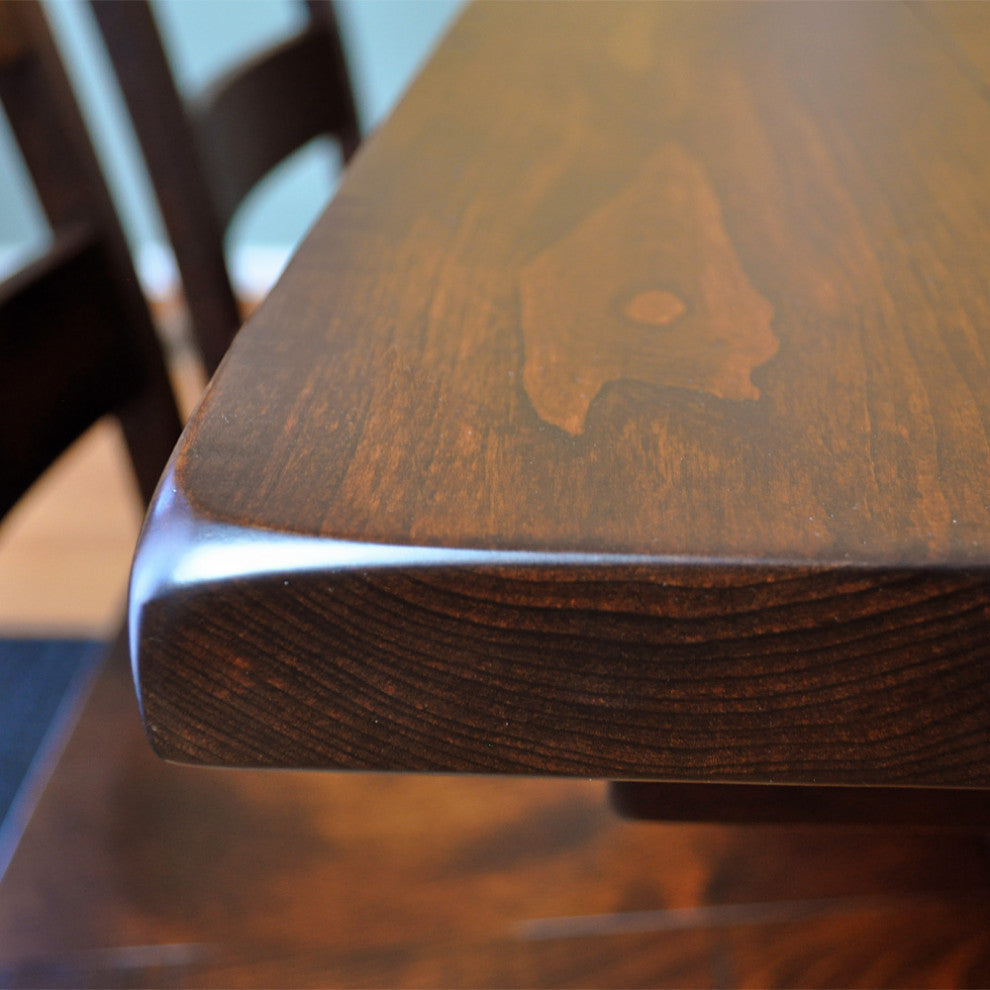 Hawthorne Rustic Cherry Square Extendable Dining Table , 66x66 4 Leaves