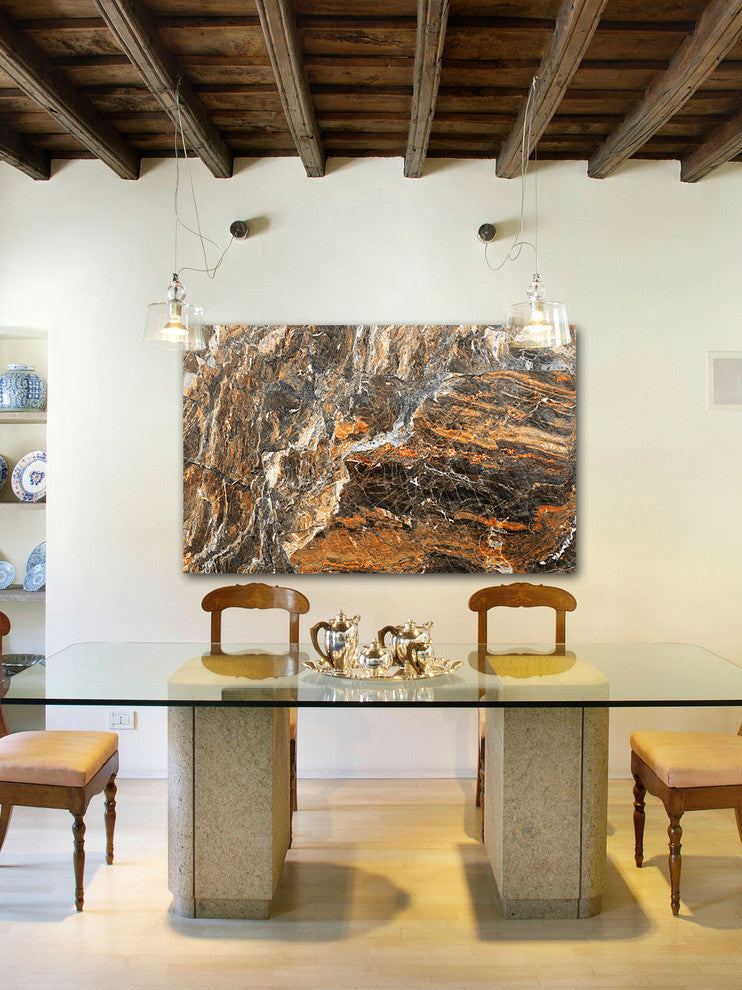 "Rust Rock" Painting Print on Canvas