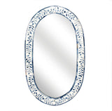 Butler Trubadur Blue and White Bone Inlay Mirror