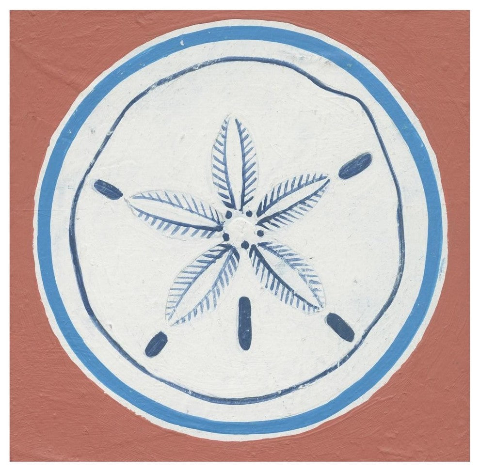 "Summer Shells I" Digital Paper Print by Kathrine Lovell, 32"x32"