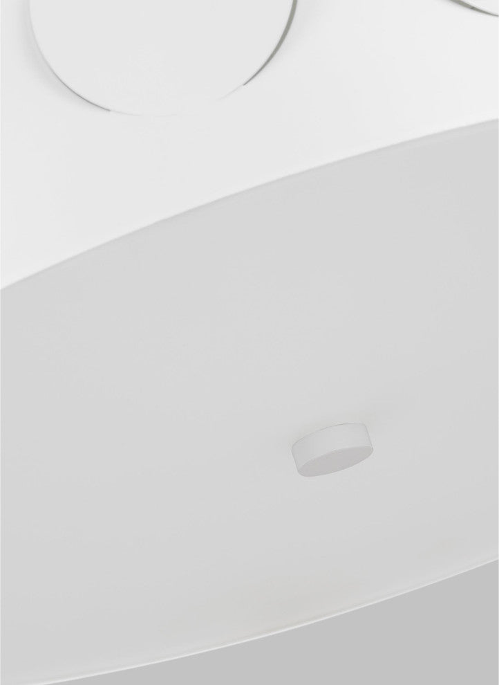 Dottie Medium Flush Mount, Matte White