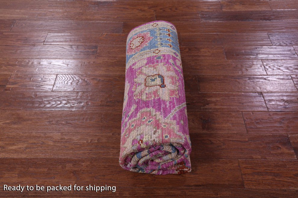 Turkish Oushak Hand Knotted Wool Rug 5' 2" X 8' 1" - Q15353