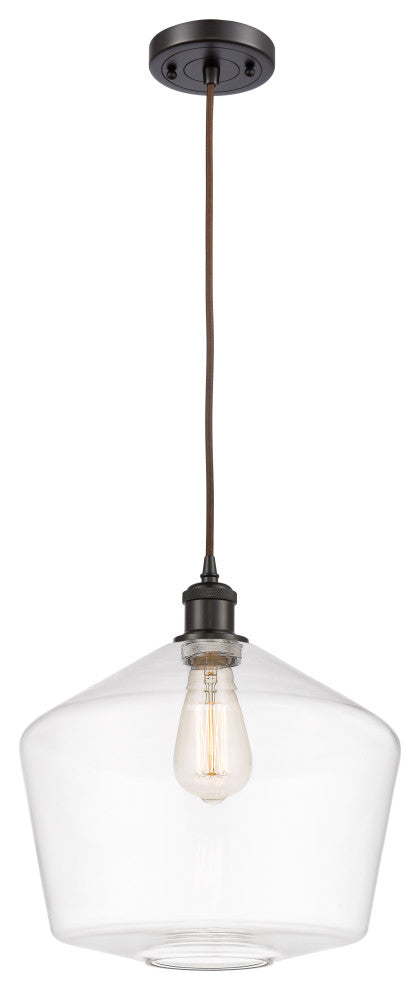 Innovations 516-1P-OB-G652-12-LED 1-Light Mini Pendant, Oil Rubbed Bronze