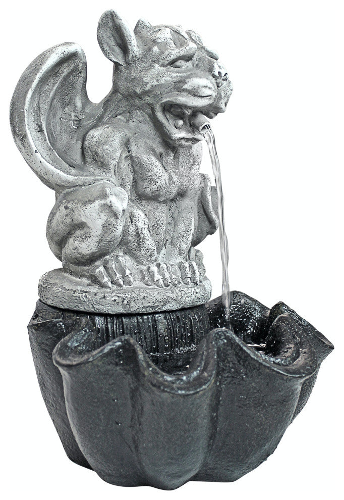 Cedric the Squirt Gothic Gargoyle Fountain