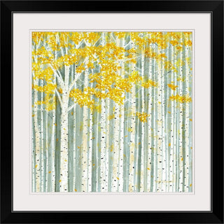 "Aspen World" Black Framed Art Print, 28"x28"x1"