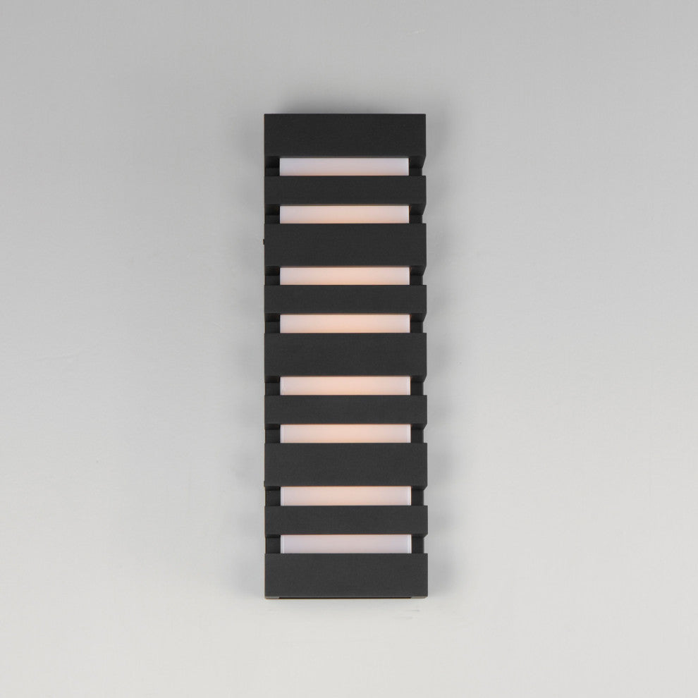 Maxim 86264 Keyes 20" Tall LED Outdoor Wall Sconce - Black