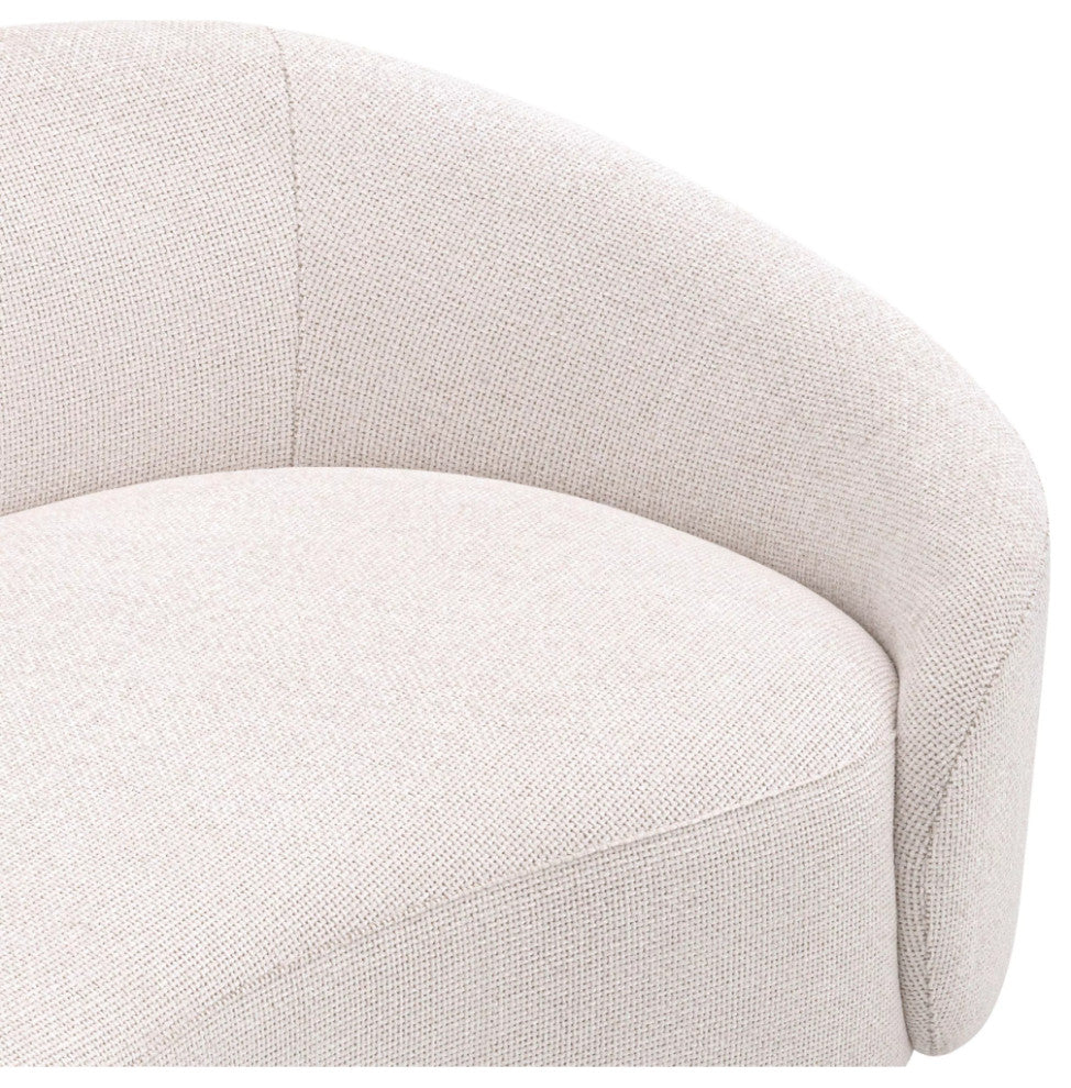 White Modern Curved Sofa | Eichholtz Rivolo