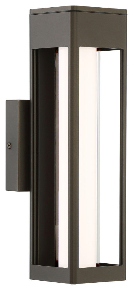 Access Lighting 20126LEDDMG-OPL Soll 14" Tall LED Wall Sconce - Oil Rubbed