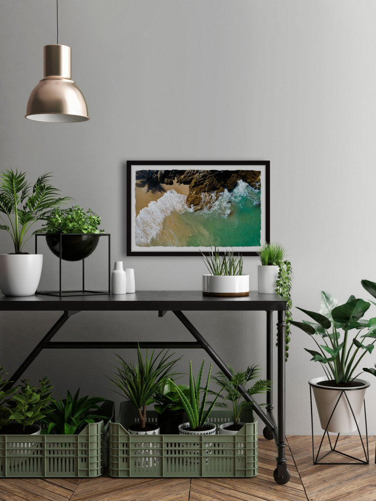 "Dance With the Waves" Framed Painting Print, 18x12