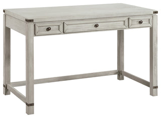 Baton Rouge Home Office Writing Desk, Champagne Oak Finish