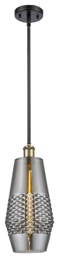 Innovations 516-1S-BAB-G683-7-LED 1-Light Mini Pendant, Black Antique Brass