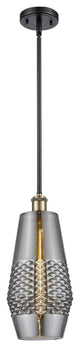 Innovations 516-1S-BAB-G683-7-LED 1-Light Mini Pendant, Black Antique Brass