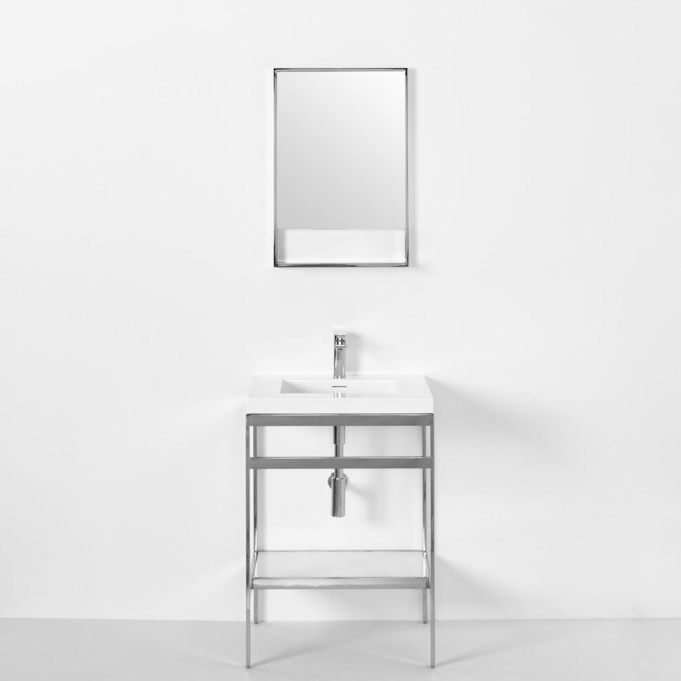 C Console Metro Series 20"x18", Brushed