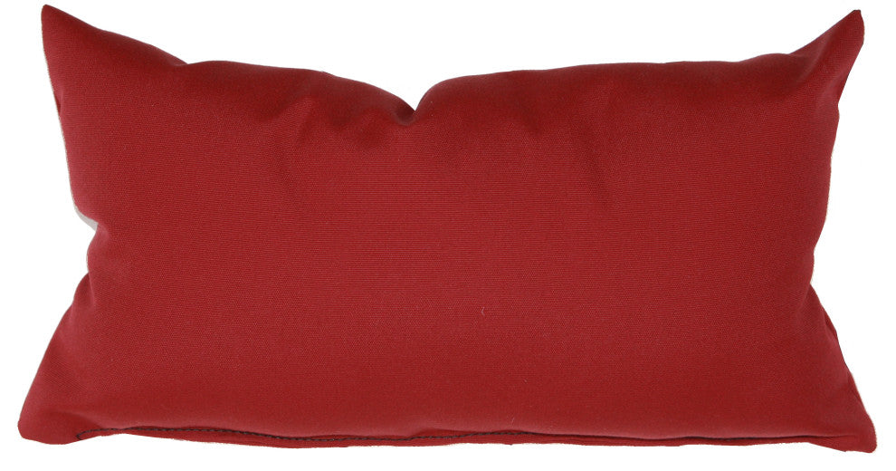 Adirondack Head Pillow, Burgundy