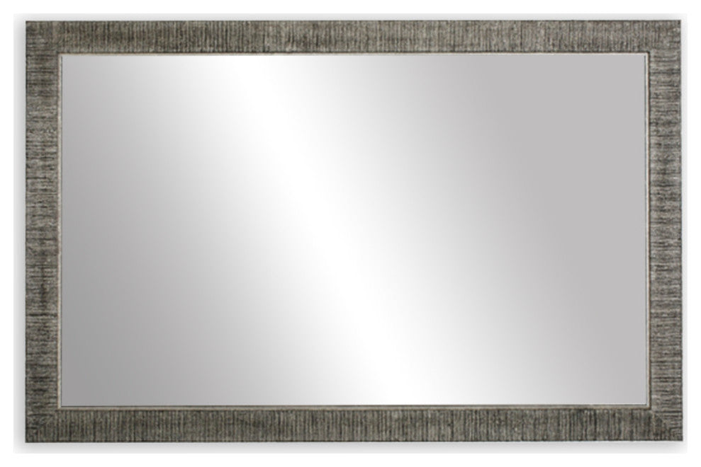 Huntington Framed Wall Mirror, Black, 28"x60"