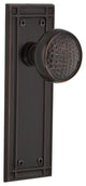 Mission Plate Single Dummy Craftsman Door Knob