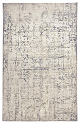 Weave & Wander Vanhorn Distressed Abstract Rug, Beige, 6'7"x9'6"