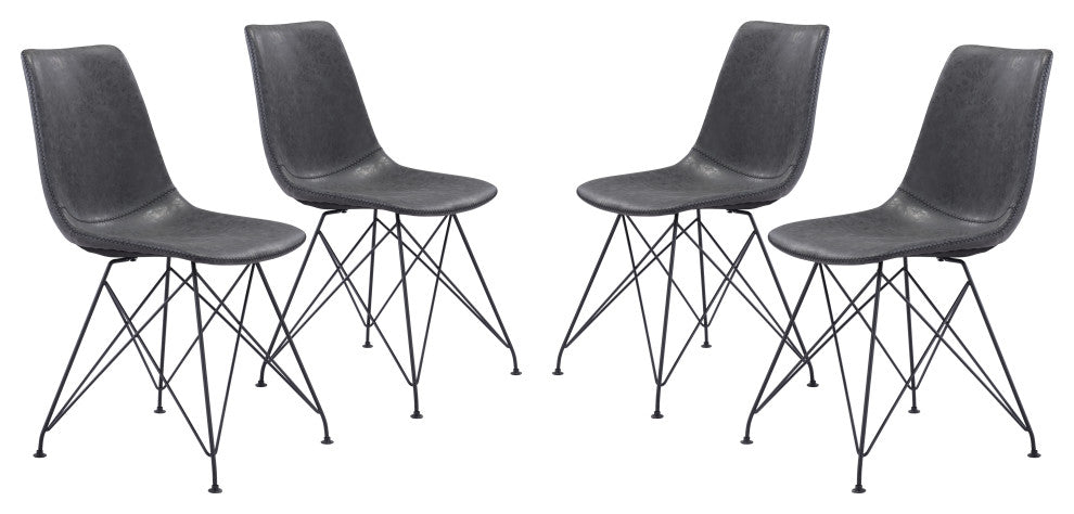 Pelham Dining Chair (Set of 4) Vintage Black
