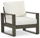 Tanglewood Deep Seating Patio Chair with Cushion, Cast Silver