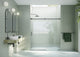 64-68"x78" Frameless Sliding Shower Door With Square Hardware, Matte Black