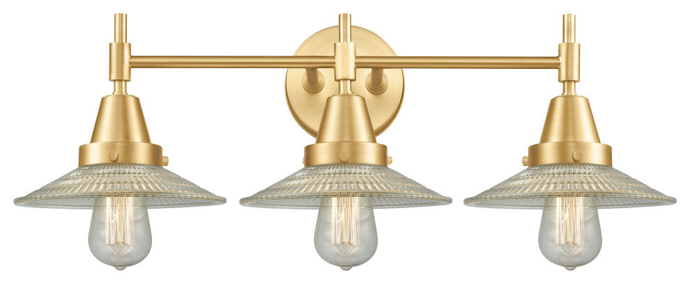 Innovations 447-3W-SG-G2 3-Light Bath Vanity Light, Satin Gold