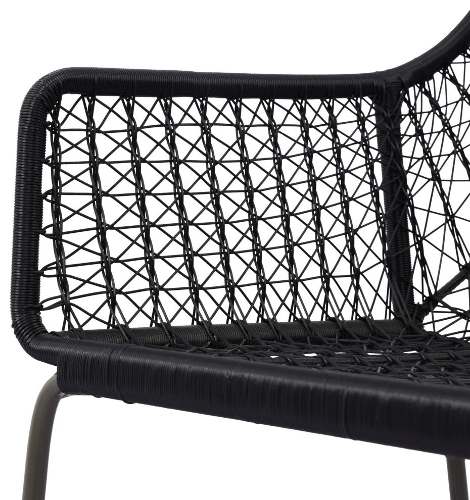Bandera Outdoor Dining Chair Smoke Black, Grey Bronze