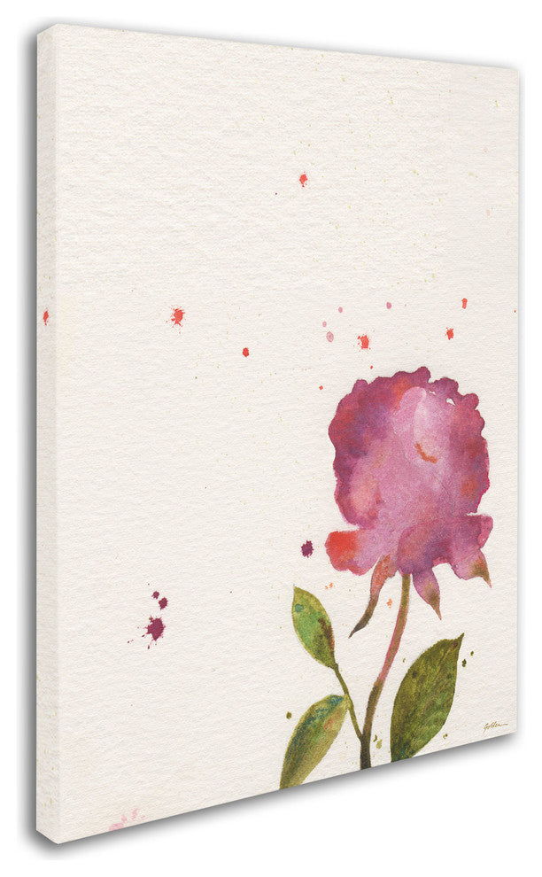 ''A Rose Impression'' Canvas Art by Sheila Golden